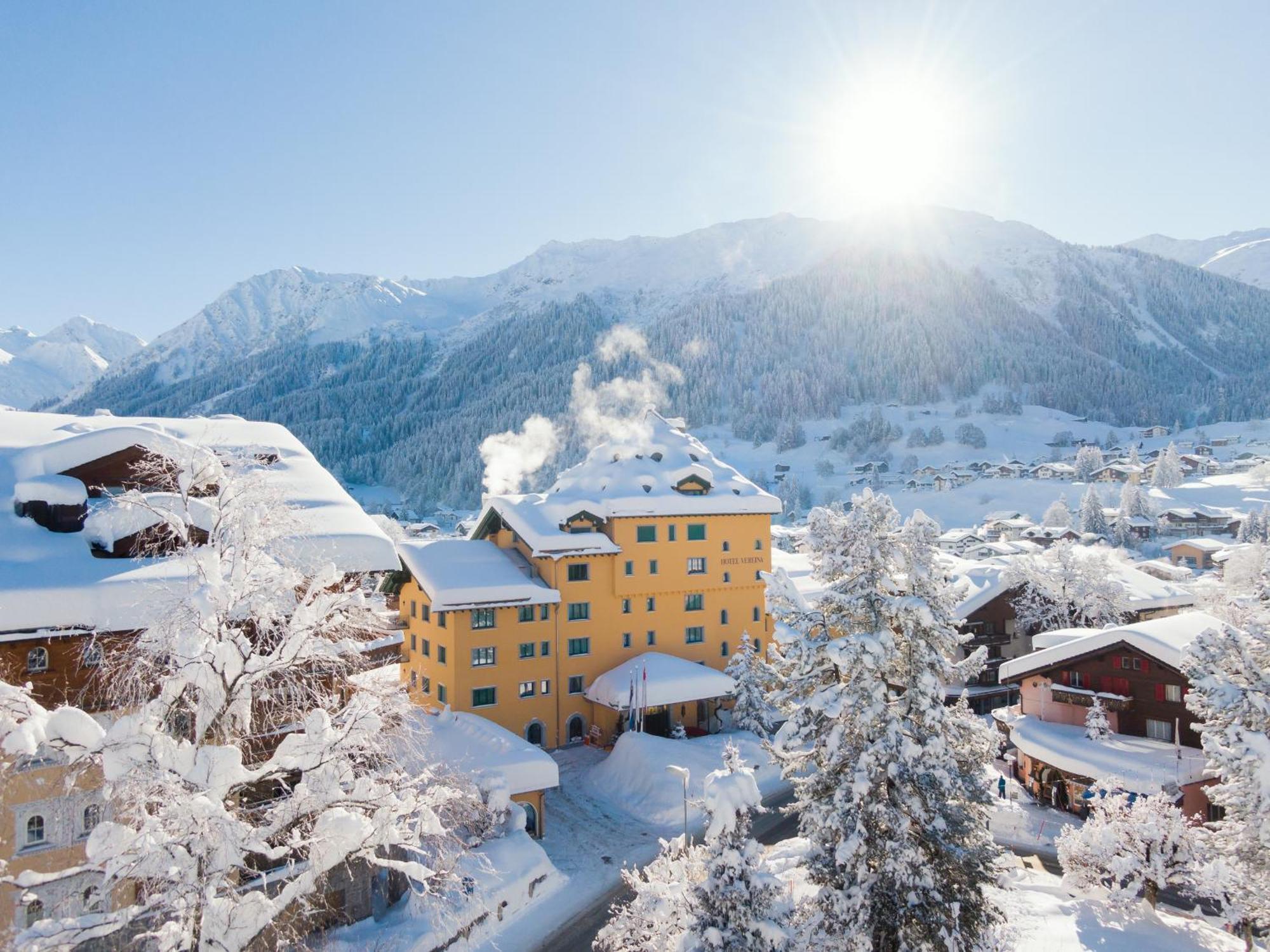 Hotel Vereina Klosters Bagian luar foto